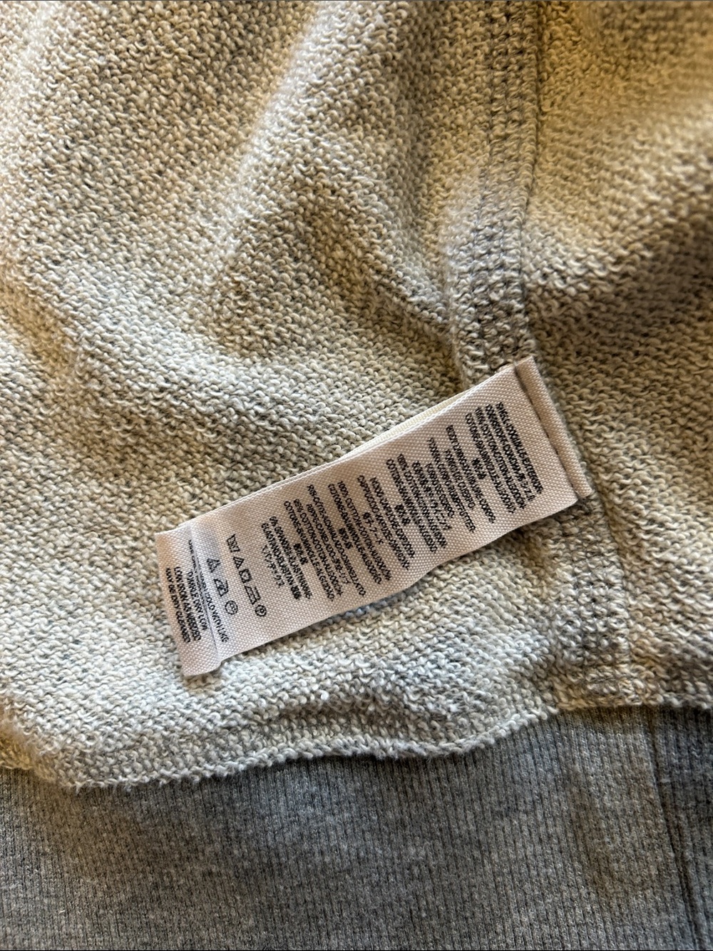 Free People Light Blue Denim Jacket with Gray Hood - Picture 6 of 7
